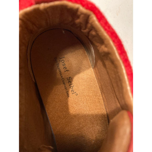 Women's Josef Seibel Boots, Red, Size 40 - Picture 7 of 8